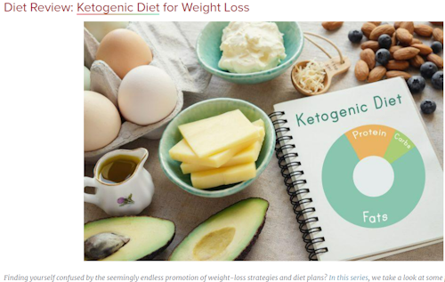 Ketogenic diet info